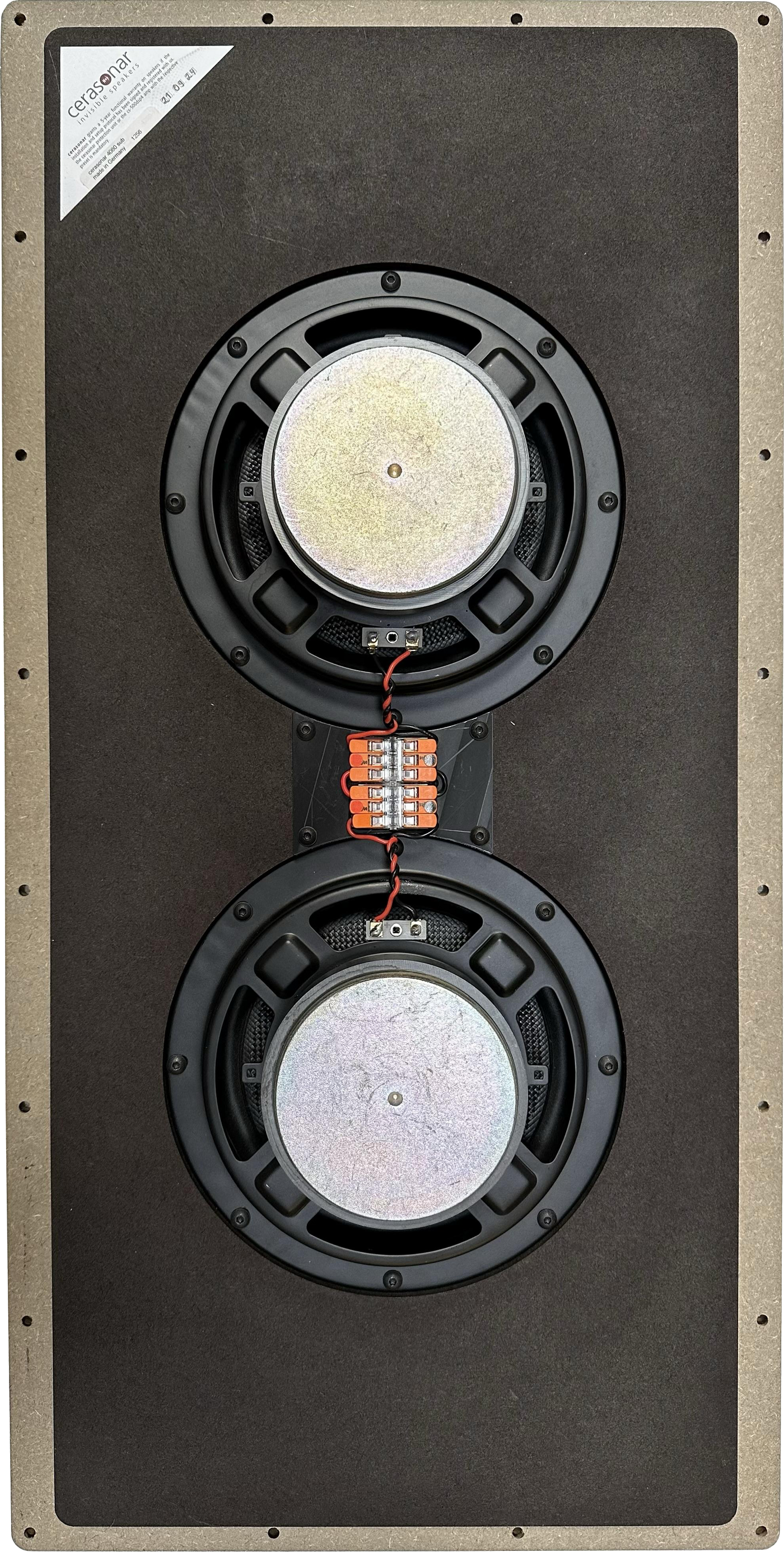 cerasonar 4080 sub invisible subwoofer